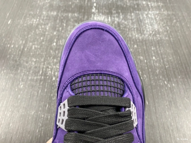 Cheap TBK x 4 Travis Scott Jordan Suede Purple Air 0819